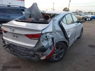 2018 Hyundai Elantra Value Edition with VIN 5NPD84LF5JH328231, listed as a IAAI auction lot 41275294 with 107,684 mi miles. Bid and sale history available at carsss.com. Image 4.