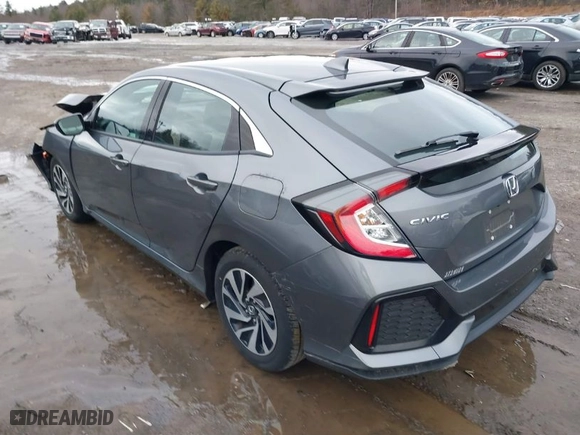 2018 Honda Civic Hatchback LX with VIN SHHFK7H23JU428696, listed as a IAAI auction lot 41742798 with NaN miles. Bid and sale history available at carsss.com. Image 3.
