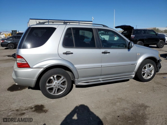 2001 Mercedes-Benz M-Class with VIN 4JGAB54E91A274807, listed as a Copart auction lot 50099165 with 250,220 mi miles and Salvage Title. Bid and sale history available at carsss.com. Image 3.