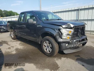 2015 Ford F-150 XL with VIN 1FTEX1CG0FFC37674, listed as a Copart auction lot 62268035 with 149,842 mi miles and Salvage title. Bid and sale history available at DreamBid. Image 4.