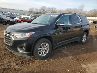 2018 Chevrolet Traverse LT Cloth with VIN 1GNEVGKW7JJ173857, listed as a Copart auction lot 49056845 with 154,989 mi miles and Clean Title. Bid and sale history available at carsss.com. Image 1.