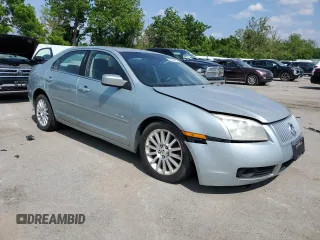 2007 Mercury Milan Premier with VIN 3MEHM08ZX7R638968, listed as a Copart auction lot 59958485 with 164,942 mi miles and Salvage title. Bid and sale history available at DreamBid. Image 4.