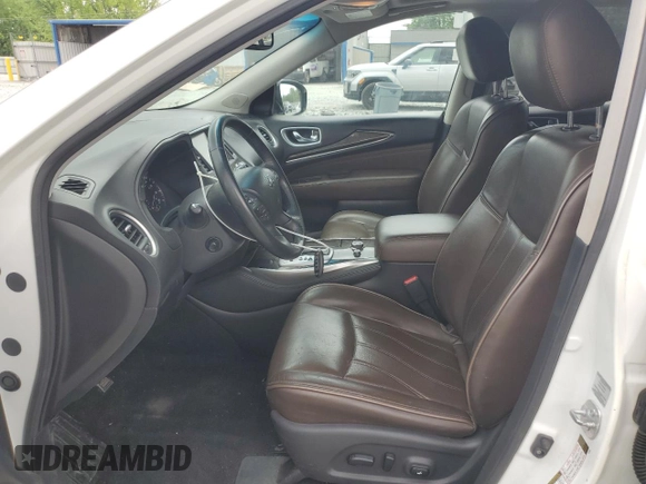 2015 Infiniti QX60 with VIN 5N1AL0MM0FC551444, listed as a Copart auction lot 53893195 with 138,366 mi miles and Salvage title. Bid and sale history available at DreamBid. Image 7.