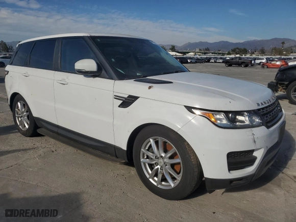 2015 Land Rover Range Rover Sport HSE with VIN SALWG2VF0FA614721, listed as a Copart auction lot 46176705 with 0 mi miles and Salvage Title. Bid and sale history available at carsss.com. Image 4.