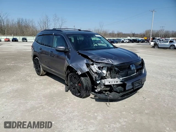 2022 Honda Pilot Special Edition with VIN 5FNYF6H27NB091268, listed as a Copart auction lot 48382155 with 45,893 mi miles and Salvage Title. Bid and sale history available at carsss.com. Image 14.