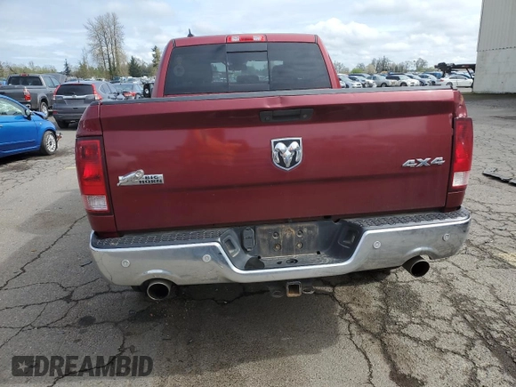 2014 Ram 1500 Big Horn with VIN 1C6RR7TT2ES253870, listed as a Copart auction lot 52206925 with 150,271 mi miles and Salvage title. Bid and sale history available at DreamBid. Image 6.