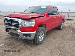 2020 Ram 1500 Big Horn with VIN 1C6SRFBT0LN281594, listed as a IAAI auction lot 42050933 with 146,028 mi miles. Bid and sale history available at carsss.com. Image 2.
