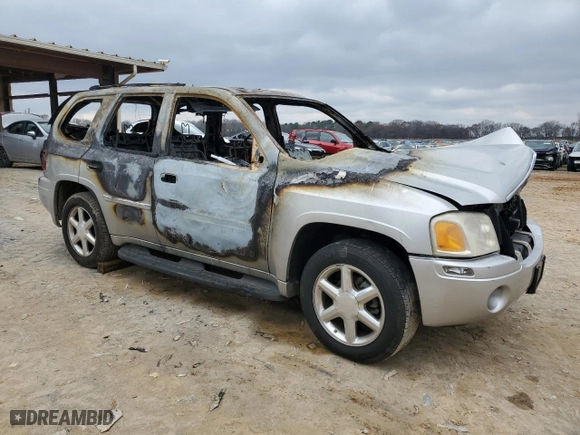 2007 GMC Envoy SLT with VIN 1GKDT13S372144107, listed as a Copart auction lot 45377505 with 0 mi miles and Non Repairable. Bid and sale history available at carsss.com. Image 4.
