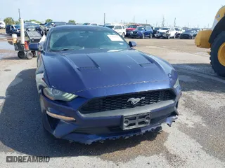 2020 Ford Mustang EcoBoost with VIN 1FA6P8THXL5108628, listed as a IAAI auction lot 41844452 with NaN miles. Bid and sale history available at carsss.com. Image 1.