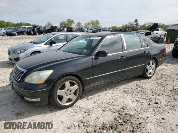 2005 Lexus LS 430 z VIN JTHBN36FX55017789, wystawiony jako Copart lot #56685605 z przebiegiem 209 238 mil mil oraz Czysty tytuł • Clean title. Historia ofert i sprzedaży dostępna na DreamBid. Obrazek 1.