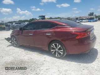 2016 Nissan Maxima SR with VIN 1N4AA6AP7GC395180, listed as a Copart auction lot 62188675 with 63,294 mi miles and Salvage title. Bid and sale history available at DreamBid. Image 2.