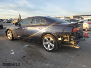 2013 Dodge Charger RT Plus with VIN 2C3CDXCT7DH725293, listed as a Copart auction lot 84270754 with 156,103 mi miles and Salvage Title. Bid and sale history available at carsss.com. Image 2.