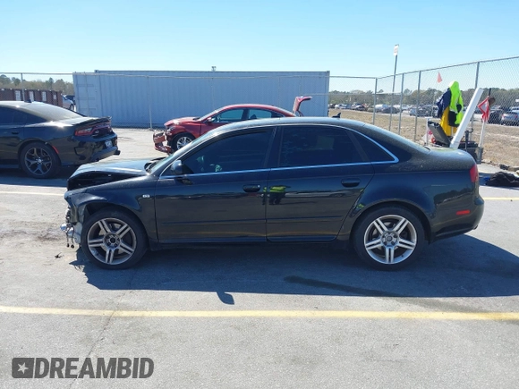 2008 Audi A4 2.0T with VIN WAUAF78EX8A017337, listed as a IAAI auction lot 41826061 with 272,990 mi miles. Bid and sale history available at carsss.com. Image 14.