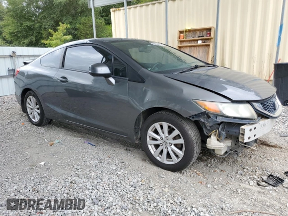 2012 Honda Civic Cpe EX-L with VIN 2HGFG3B12CH543493, listed as a Copart auction lot 68632614 with 191,948 mi miles and Salvage Title. Bid and sale history available at carsss.com. Image 4.