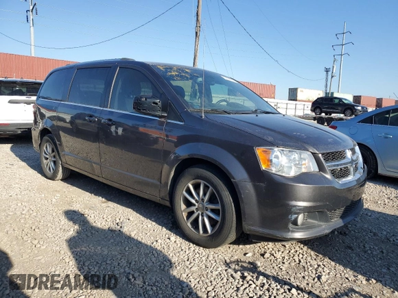 2018 Dodge Grand Caravan SXT with VIN 2C4RDGCG3JR302144, listed as a Copart auction lot 53534705 with 134,208 mi miles and Clean Title. Bid and sale history available at DreamBid. Image 4.