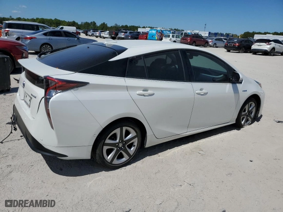2018 Toyota Prius Two with VIN JTDKARFU1J3066044, listed as a Copart auction lot 50596365 with 25,232 mi miles and Salvage Title. Bid and sale history available at carsss.com. Image 3.