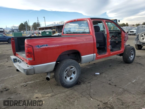 2004 Dodge 2500 SLT with VIN 3D3KU28C04G245526, listed as a Copart auction lot 43070795 with Not Provided miles and Non Repairable. Bid and sale history available at carsss.com. Image 3.