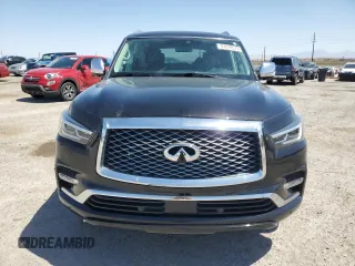 2018 Infiniti QX80 z VIN JN8AZ2NF1J9663159, wystawiony jako Copart lot #57678515 z przebiegiem 109 584 mil mil oraz Szkoda całkowita • Salvage title. Historia ofert i sprzedaży dostępna na DreamBid. Obrazek 5.