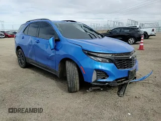 2024 Chevrolet Equinox RS with VIN 3GNAXMEG9RS161649, listed as a Copart auction lot 51132025 with 65,233 mi miles and Salvage Title. Bid and sale history available at DreamBid. Image 12.