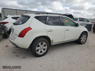 2007 Nissan Murano SL with VIN JN8AZ08W87W619749, listed as a Copart auction lot 44794465 with 0 mi miles and Salvage Title. Bid and sale history available at carsss.com. Image 3.