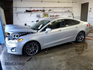 2019 Ford Fusion Titanium with VIN 3FA6P0RU7KR204315, listed as a Copart auction lot 42446245 with 110,758 mi miles and Salvage title. Bid and sale history available at DreamBid. Image 1.