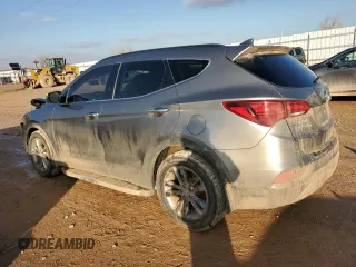 2017 Hyundai Santa Fe Sport 2.0T with VIN 5NMZU4LA6HH040358, listed as a Copart auction lot 42325825 with 111,903 mi miles and Salvage Title. Bid and sale history available at carsss.com. Image 2.