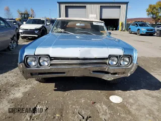 1966 Oldsmobile Cutlass z VIN 338676M337914, wystawiony jako Copart lot #77462934 z przebiegiem 66 826 mil mil oraz Szkody całkowita. Historia ofert i sprzedaży dostępna na DreamBid. Obrazek 5.