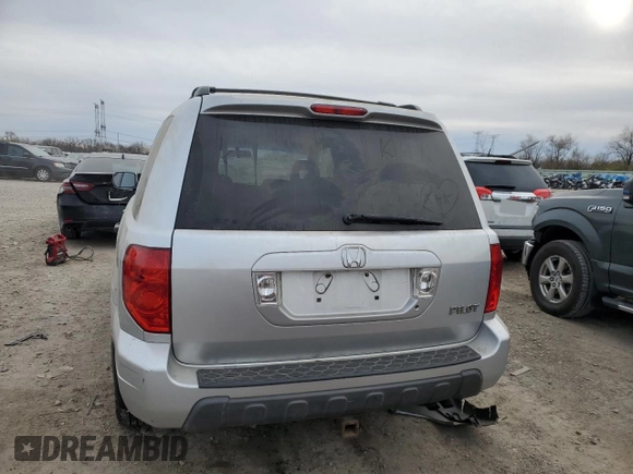2005 Honda Pilot EX-L z VIN 5FNYF18635B053929, wystawiony jako Copart lot #82058334 z przebiegiem 311 568 mil mil oraz Czysty tytuł • Clean title. Historia ofert i sprzedaży dostępna na DreamBid. Obrazek 6.