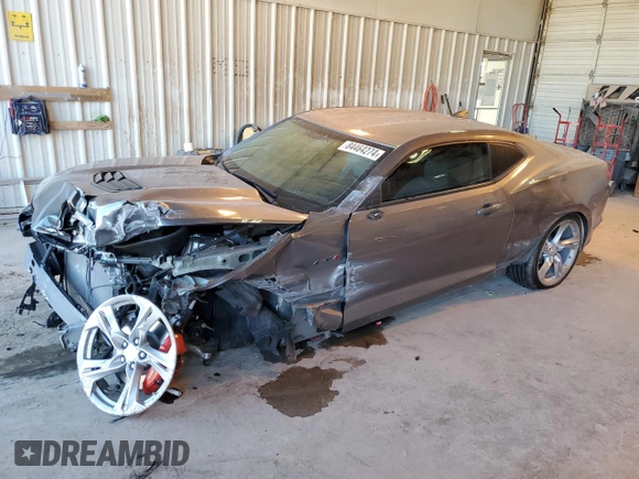 2022 Chevrolet Camaro LT1 with VIN 1G1FE1R77N0127510, listed as a Copart auction lot 84464274 with 15,169 mi miles and Salvage Title. Bid and sale history available at carsss.com. Image 1.
