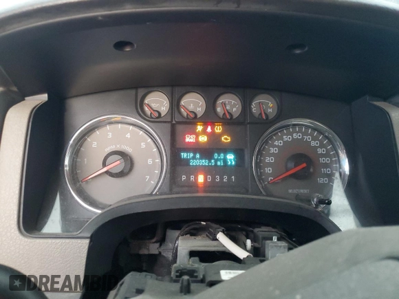 2010 Ford F-150 XL z VIN 1FTFW1EV4AKE59394, wystawiony jako Copart lot #79535324 z przebiegiem 220 352 mil mil oraz Szkoda całkowita • Salvage title. Historia ofert i sprzedaży dostępna na DreamBid. Obrazek 9.