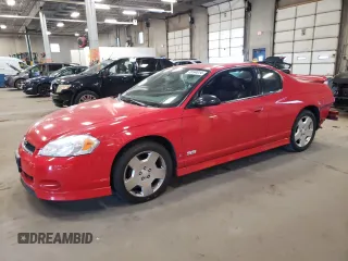 2006 Chevrolet Monte Carlo SS with VIN 2G1WL16C069222599, listed as a Copart auction lot 73144014 with 56,617 mi miles and Salvage Title. Bid and sale history available at carsss.com. Image 1.