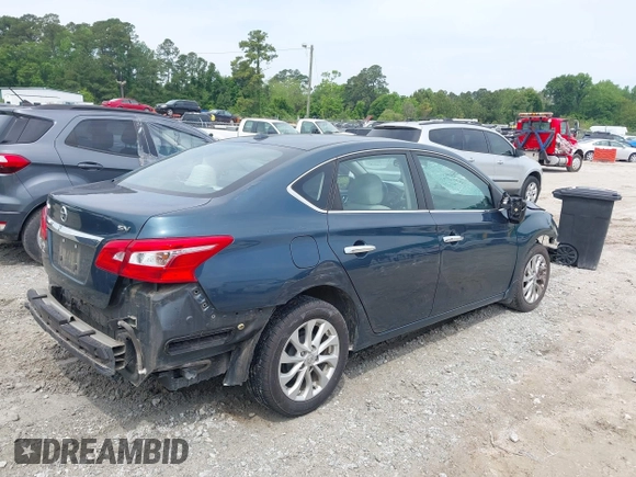 2017 Nissan Sentra SV with VIN 3N1AB7AP4HY280643, listed as a IAAI auction lot 42115714 with 133,649 mi miles and . Bid and sale history available at DreamBid. Image 4.