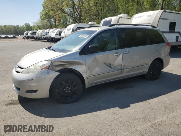 2009 Toyota Sienna CE with VIN 5TDZK23C59S236009, listed as a Copart auction lot 54921695 with 227,875 mi miles and Salvage Title. Bid and sale history available at DreamBid. Image 1.