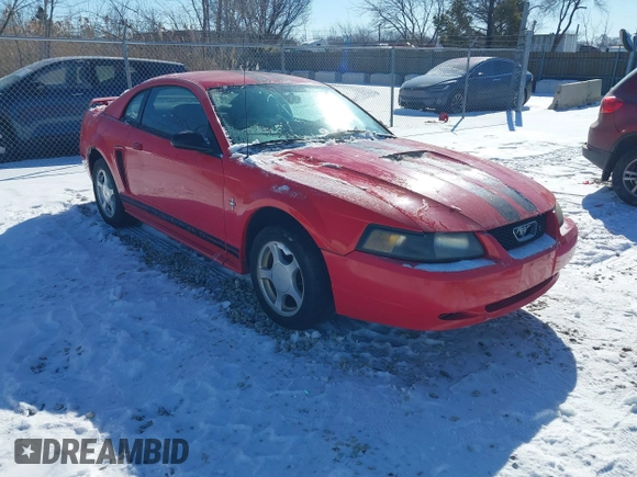 2002 Ford Mustang Standard with VIN 1FAFP40432F223851, listed as a IAAI auction lot 41639783 with 131,758 mi miles. Bid and sale history available at carsss.com. Image 1.