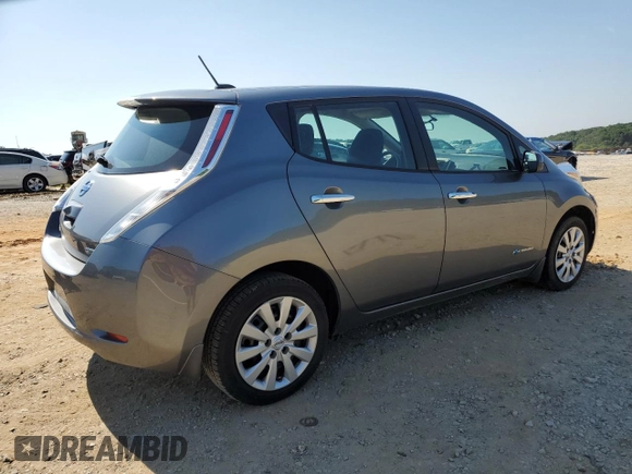 2015 Nissan LEAF SV with VIN 1N4AZ0CP8FC331957, listed as a Copart auction lot 58844613 with 78,691 mi miles. Bid and sale history available at carsss.com. Image 3.