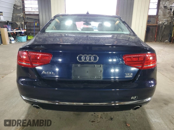 2014 Audi A8 3.0L TDI with VIN WAURMAFD0EN000857, listed as a Copart auction lot 51054765 with 112,505 mi miles and Non repairable. Bid and sale history available at DreamBid. Image 6.