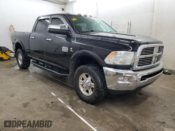 2012 Ram 2500 Laramie Longhorn with VIN 3C6UD5GL6CG210158, listed as a Copart auction lot 44953605 with 199,816 mi miles and Salvage Title. Bid and sale history available at carsss.com. Image 4.