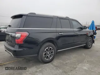 2018 Ford Expedition Max Limited with VIN 1FMJK2AT8JEA23108, listed as a Copart auction lot 60135775 with 117,969 mi miles and Salvage title. Bid and sale history available at DreamBid. Image 3.