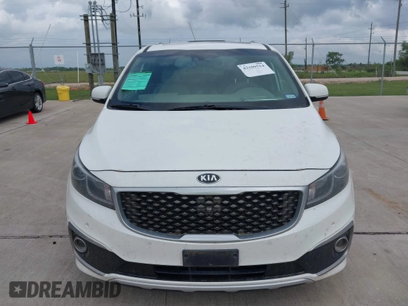 2015 Kia Sedona SX-L with VIN KNDME5C12F6028893, listed as a IAAI auction lot 42109514 with 169,303 mi miles and . Bid and sale history available at DreamBid. Image 12.