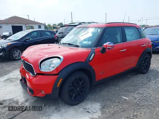 2012 MINI Countryman S with VIN WMWZC5C52CWL61795, listed as a IAAI auction lot 42434505 with 55,948 mi miles and . Bid and sale history available at DreamBid. Image 2.