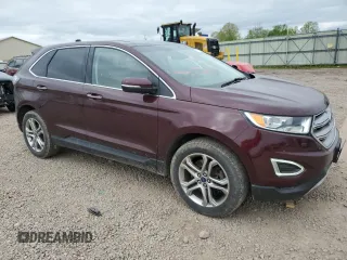 2017 Ford Edge Titanium z VIN 2FMPK4K82HBC48078, wystawiony jako Copart lot #56967175 z przebiegiem 54 258 mil mil oraz Szkoda całkowita • Salvage title. Historia ofert i sprzedaży dostępna na DreamBid. Obrazek 4.