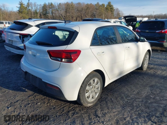 2022 Kia Rio S with VIN 3KPA25AD5NE443465, listed as a IAAI auction lot 41230852 with 20,460 mi miles and . Bid and sale history available at DreamBid. Image 4.