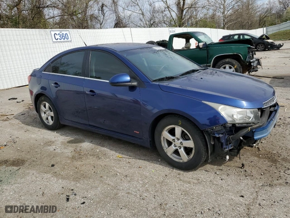 2012 Chevrolet Cruze LT w/1LT with VIN 1G1PF5SC6C7372383, listed as a Copart auction lot 51278675 with 139,228 mi miles and Salvage Title. Bid and sale history available at carsss.com. Image 4.