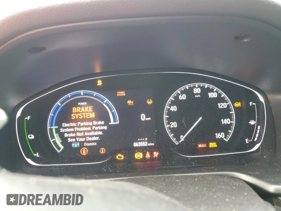 2022 Honda Accord Touring with VIN 1HGCV3F92NA039441, listed as a Copart auction lot 48498125 with 63,552 mi miles and Salvage title. Bid and sale history available at DreamBid. Image 9.
