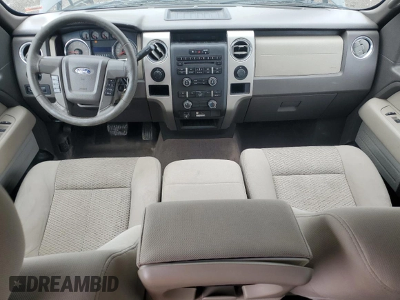 2010 Ford F-150 XL with VIN 1FTFW1EV1AKB33018, listed as a Copart auction lot 54377785 with 160,695 mi miles and Salvage title. Bid and sale history available at DreamBid. Image 8.