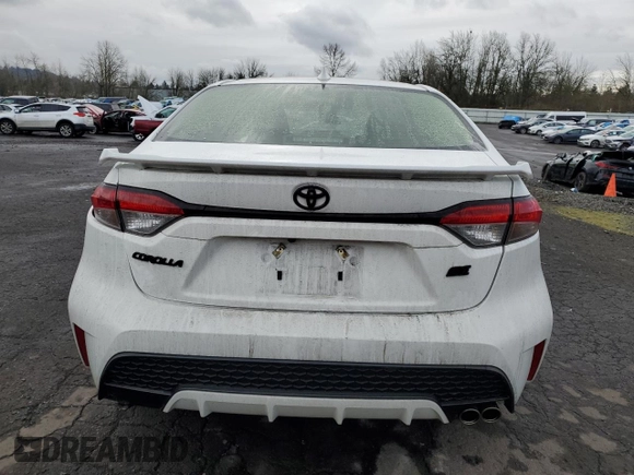 2022 Toyota Corolla SE with VIN JTDS4MCE8N3513238, listed as a Copart auction lot 45607025 with 66,017 mi miles and Salvage Title. Bid and sale history available at carsss.com. Image 6.