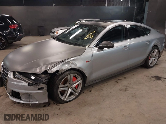 2018 Audi A7 Prestige with VIN WAU23AFC4JN034435, listed as a IAAI auction lot 41193774 with 61,833 mi miles. Bid and sale history available at carsss.com. Image 6.
