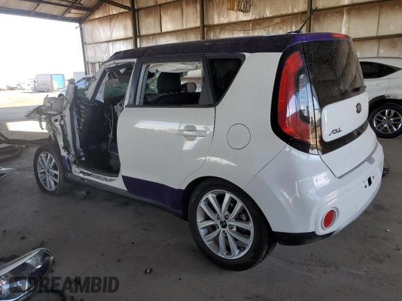 2019 Kia Soul + with VIN KNDJP3A58K7650331, listed as a Copart auction lot 45686285 with Not Provided miles and Salvage Title. Bid and sale history available at DreamBid. Image 2.