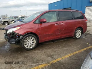 2012 Toyota Sienna XLE z VIN 5TDDK3DC5CS046913, wystawiony jako Copart lot #54845125 z przebiegiem 147 987 mil mil oraz Czysty tytuł • Clean title. Historia ofert i sprzedaży dostępna na DreamBid. Obrazek 1.