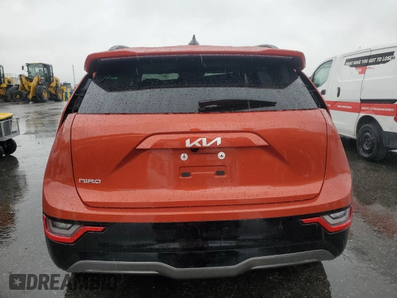 2023 Kia Niro Wave with VIN KNDCT3L13P5021223, listed as a Copart auction lot 47234065 with 40,310 mi miles and Salvage Title. Bid and sale history available at DreamBid. Image 6.